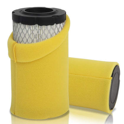 Podoy 793569 air filter front view; supports cleaner air intake for smoother mower operation