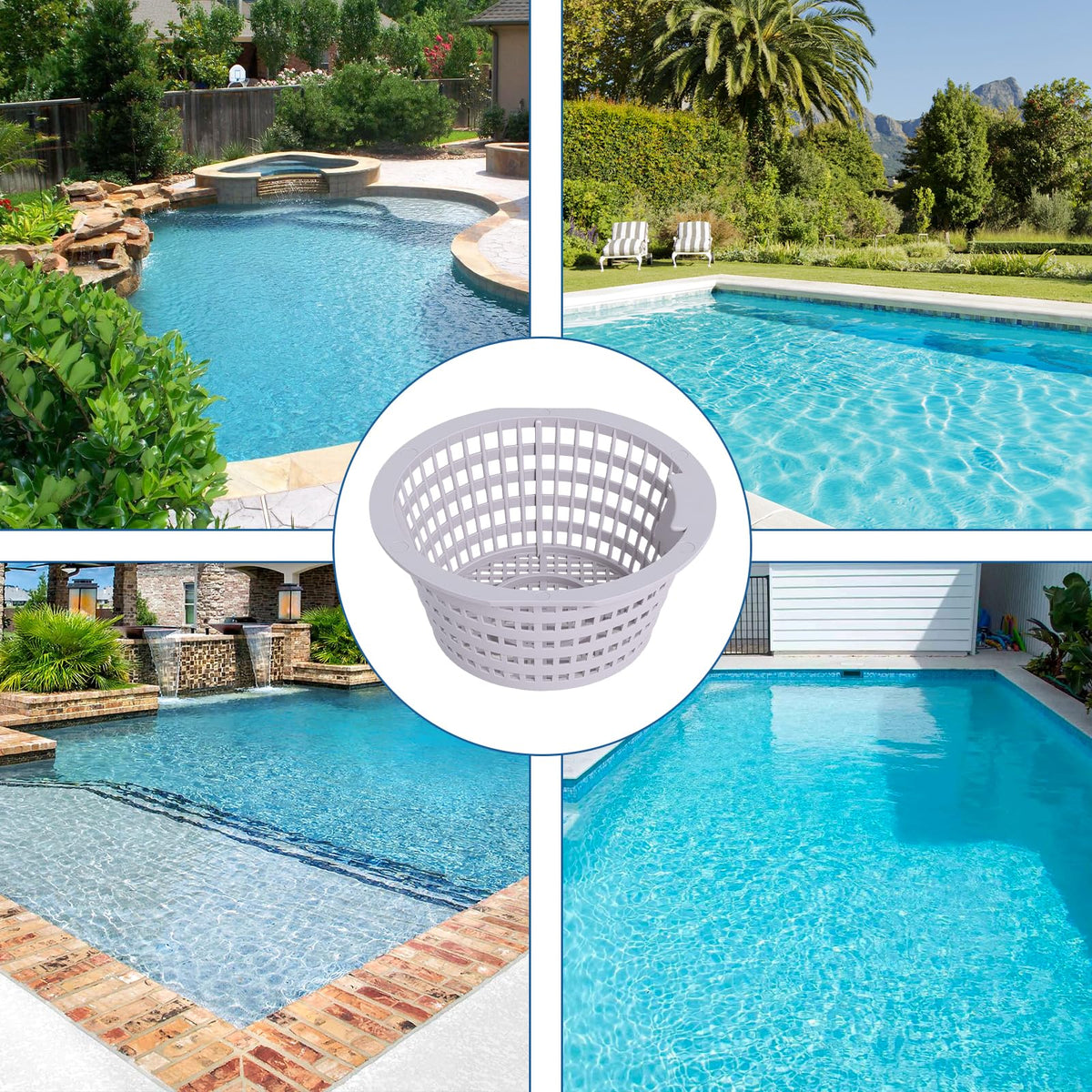Podoy 8928 skimmer basket compatibility info confirms fit with Swimline ACM88 and 8928 units