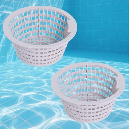 Podoy 8928 skimmer basket side view highlights durable resin and secure fit