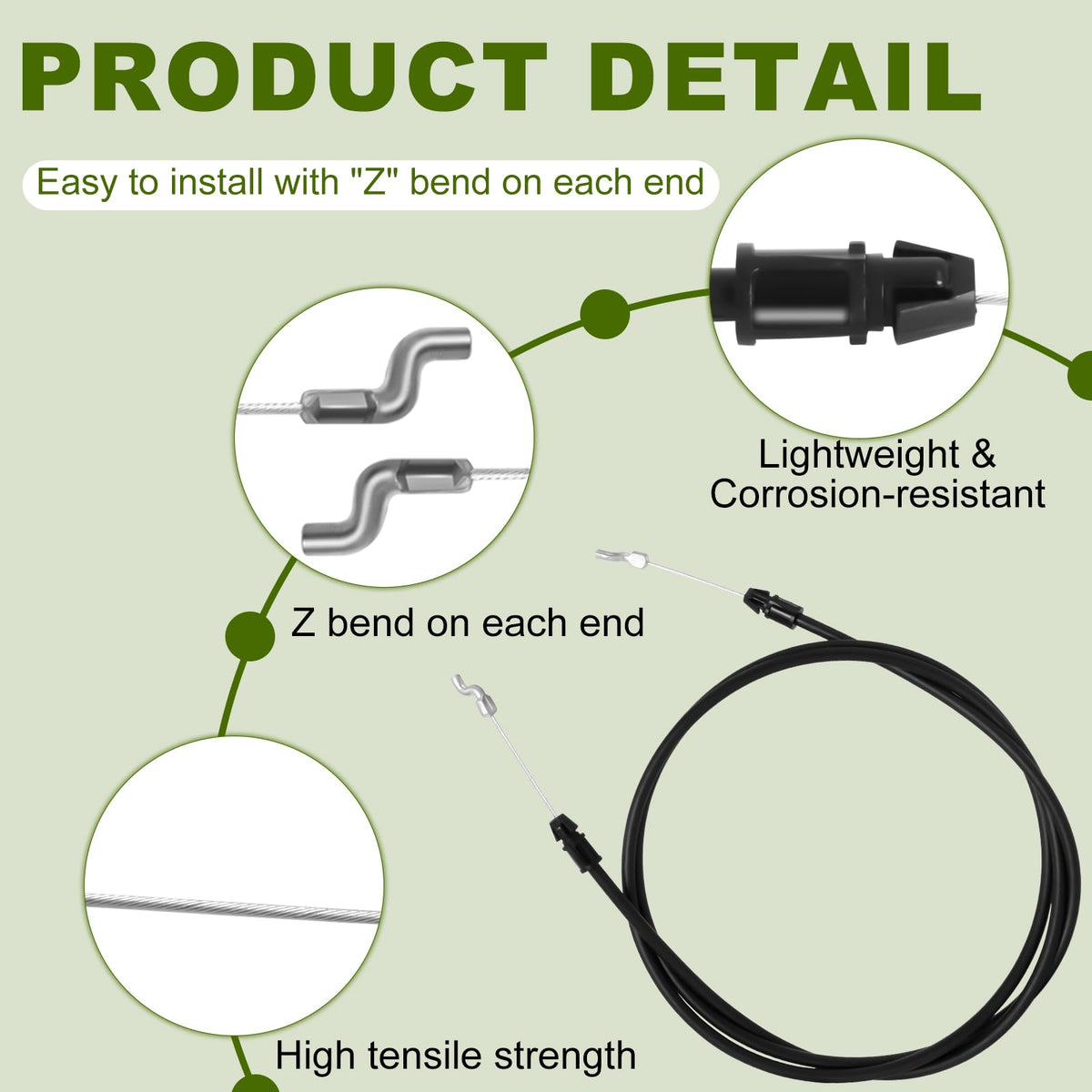 Podoy 946-05105A compatible with Craftsman mowers for quick replacement.