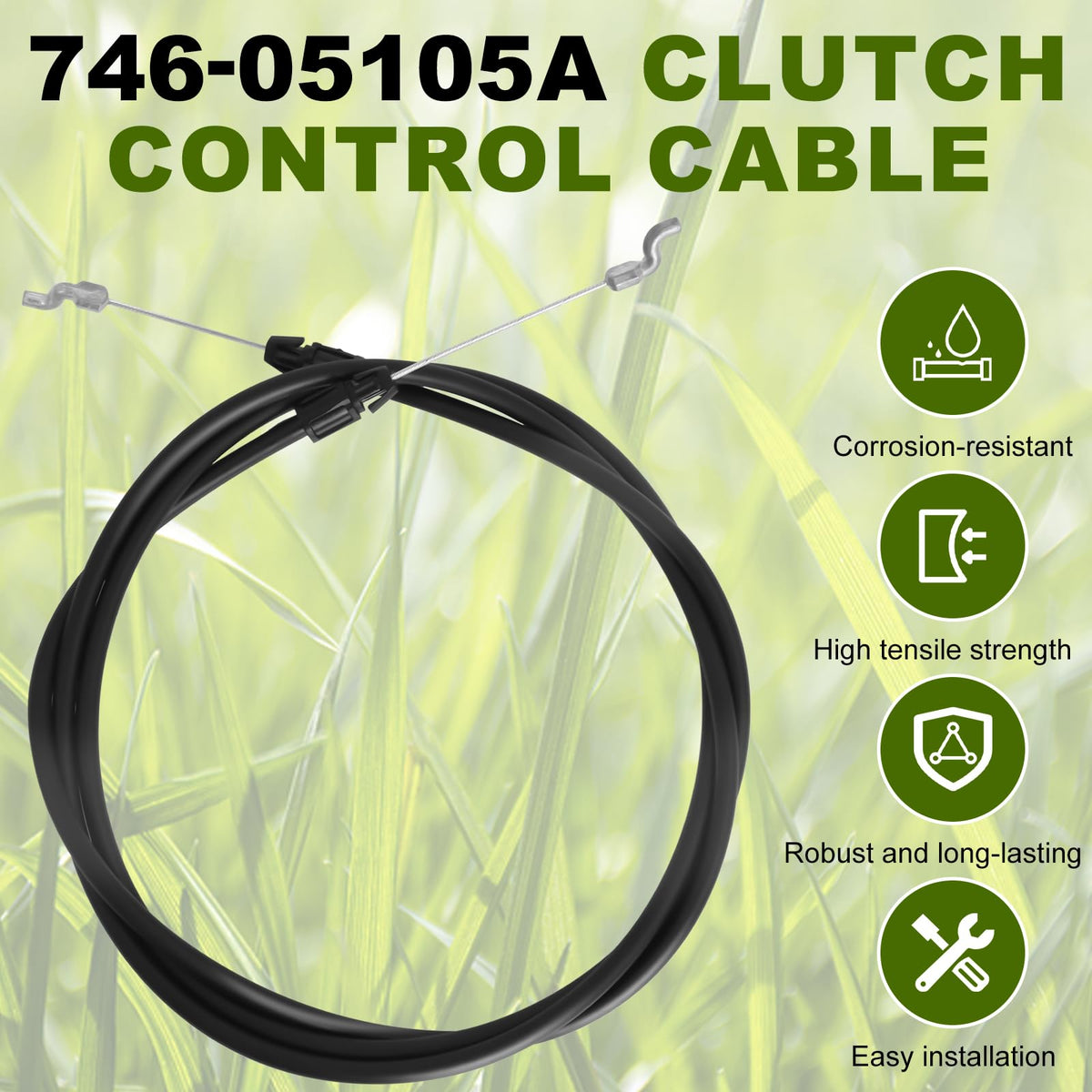 Podoy 946-05105A overall length 69 inches supports versatile routing.