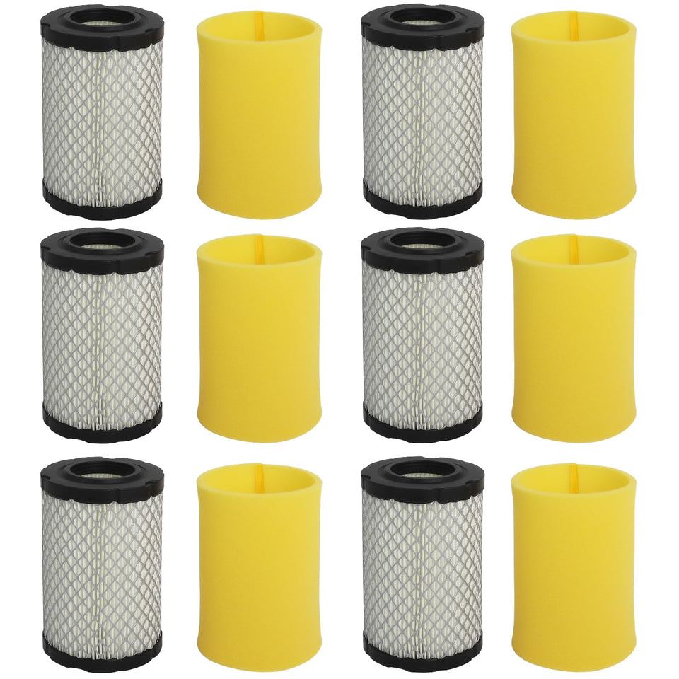 Podoy air filter six-pack packaging for quick lawn mower maintenance