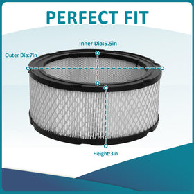 Podoy air filter dimensions and fit verification