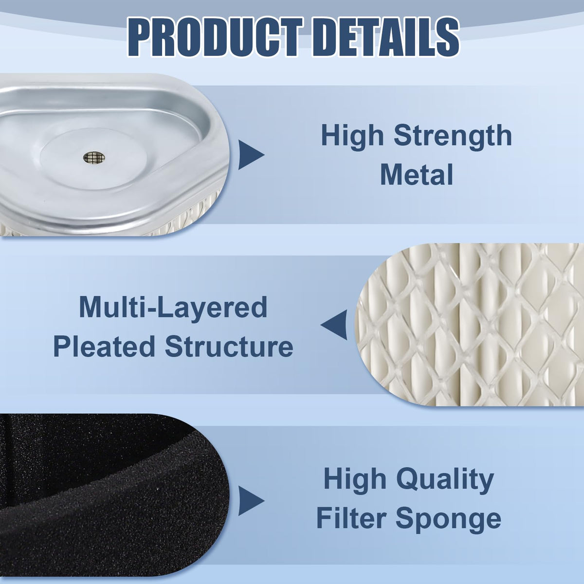 Podoy air filter for John Deere STX38 keeps yard equipment running smoothly.