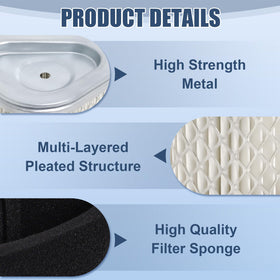 Podoy air filter for John Deere STX38 keeps yard equipment running smoothly.