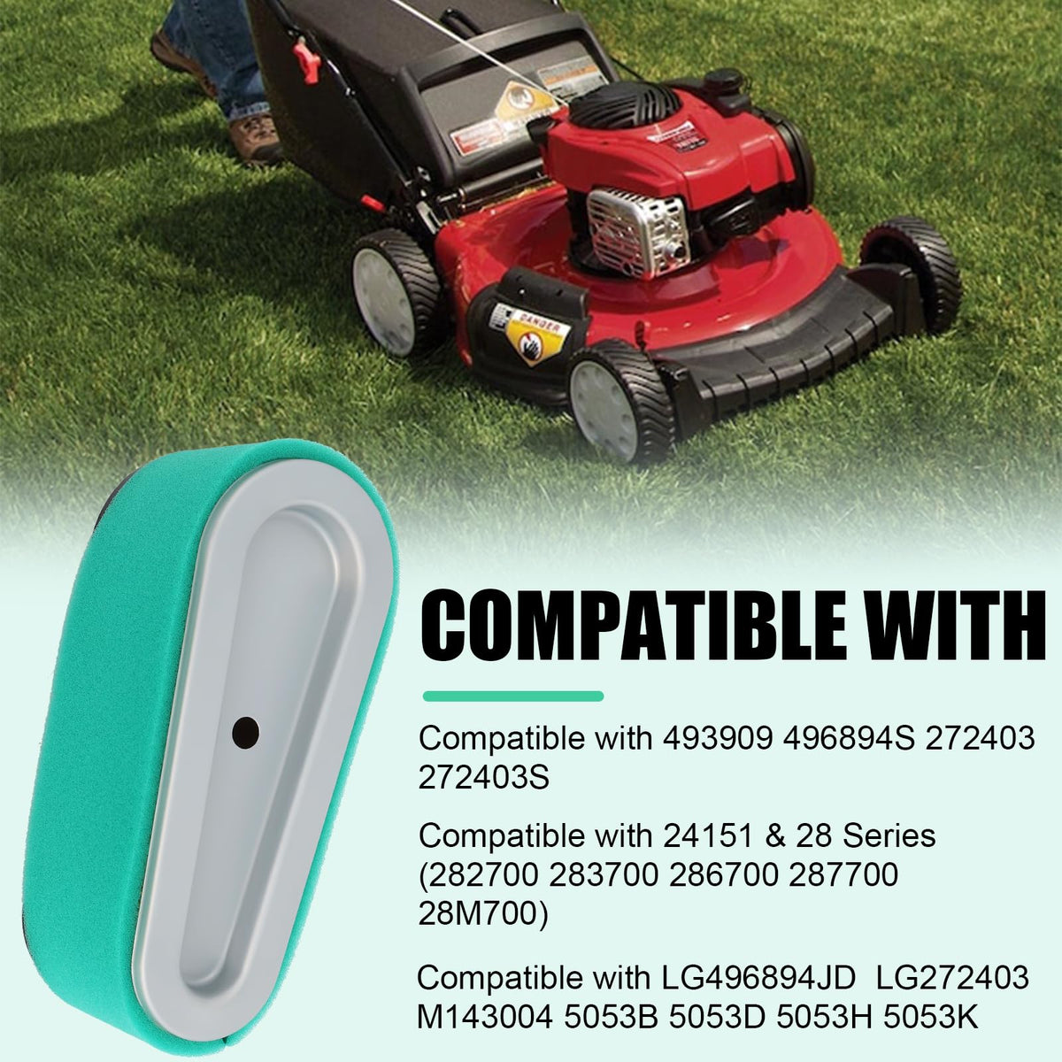 Podoy engine compatibility list covers common lawn tractors and mowers