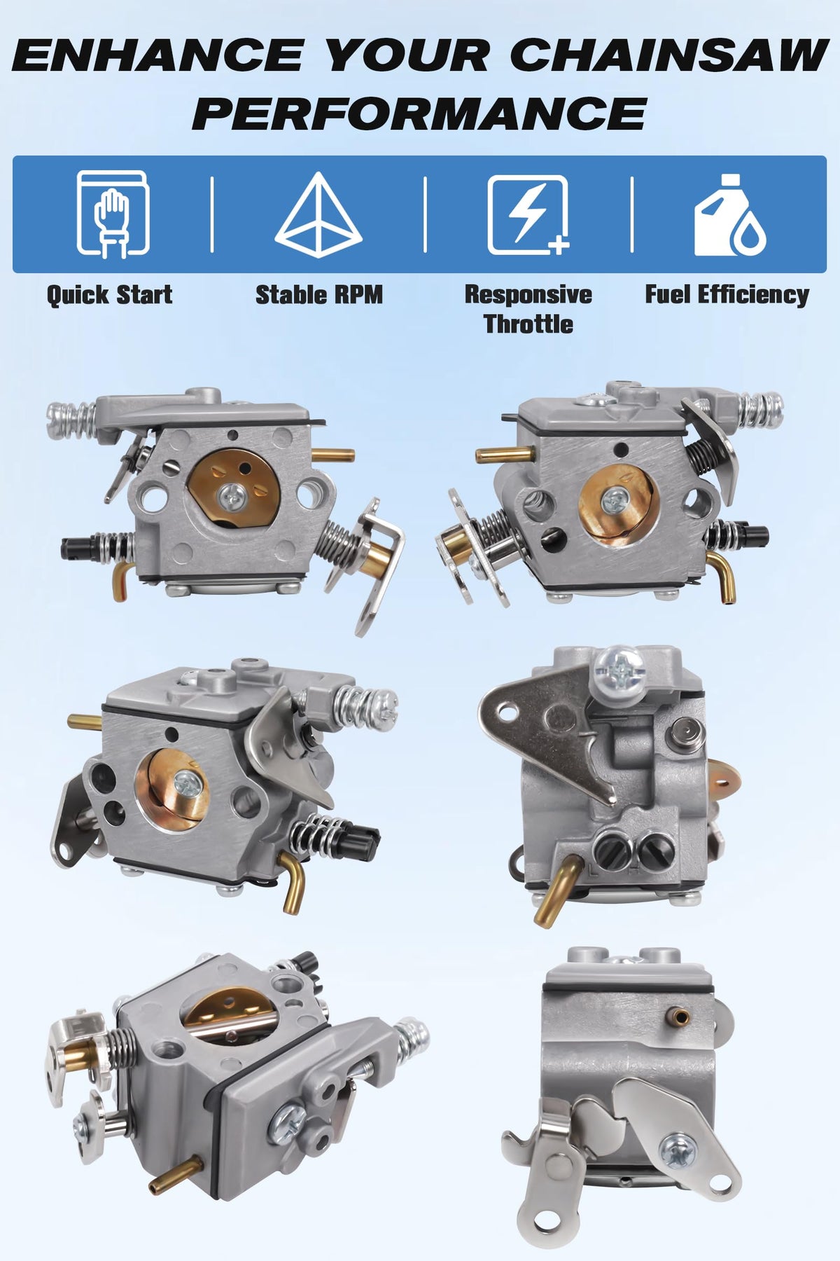 Podoy fuel filter kit—clean fuel flow for smoother operation.