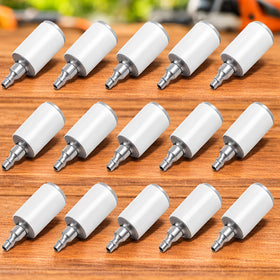Podoy fuel filter pack shot with 15 filters for versatile compatibility.