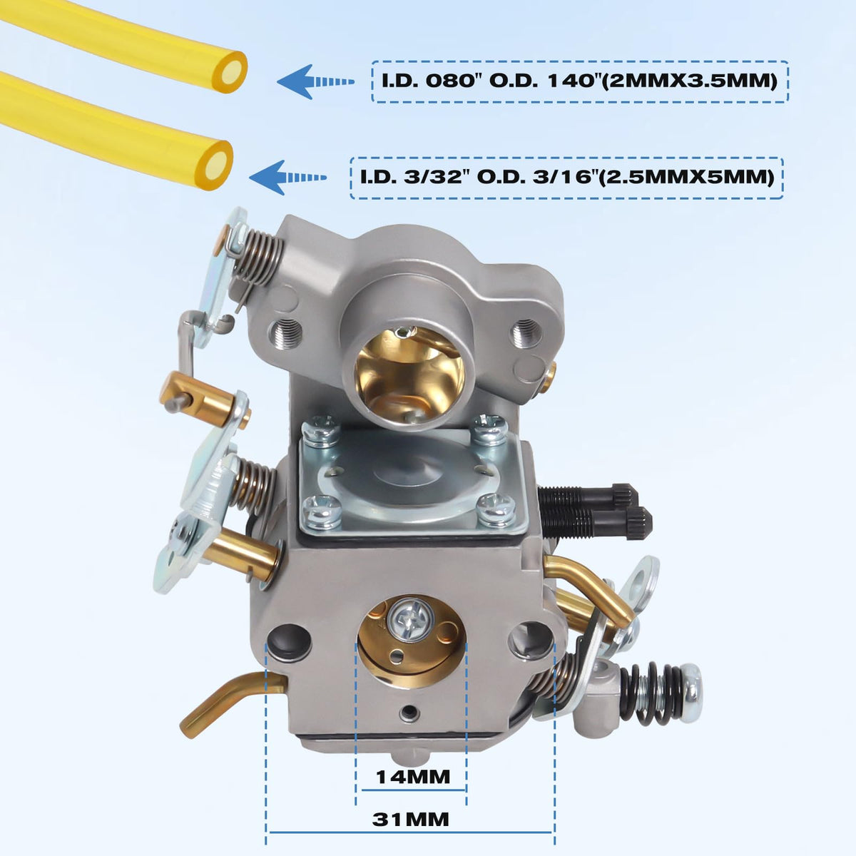 Podoy fuel filters help keep debris out for smoother operation.