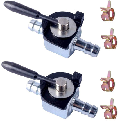 Podoy inline fuel shut-off valve in 1/4 inch design for quick fuel control.