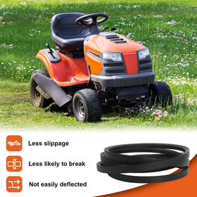 Podoy high-quality belt material resists wear during heavy mowing sessions.