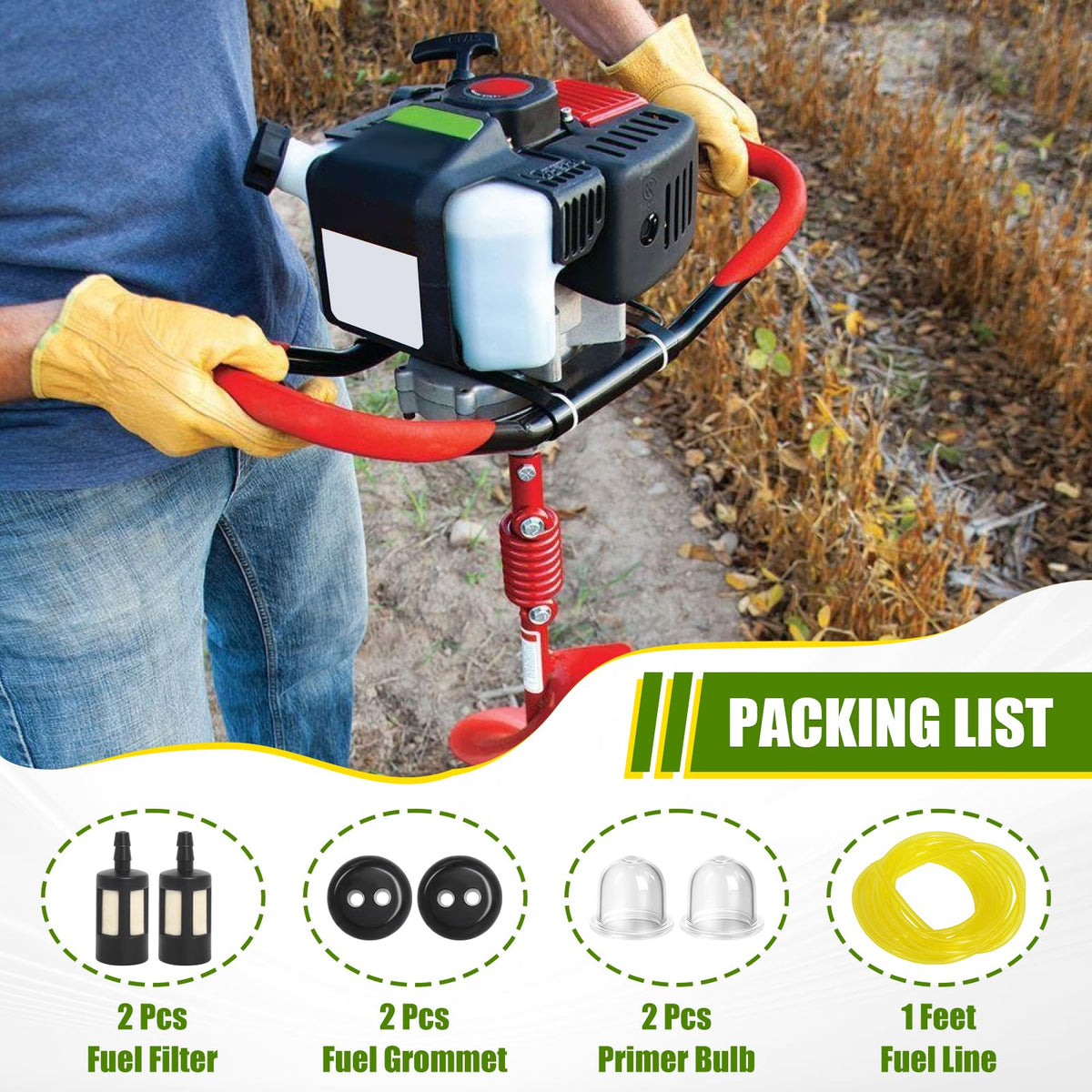 Podoy MC43 fuel filter pieces protect against contaminants for smoother operation.