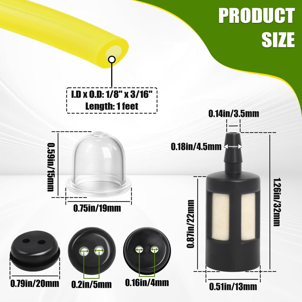 Podoy MC43 primer bulbs for quick and reliable engine priming.