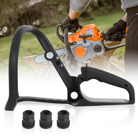 Podoy MS170 handle front view, universal fit for Stihl chainsaws.