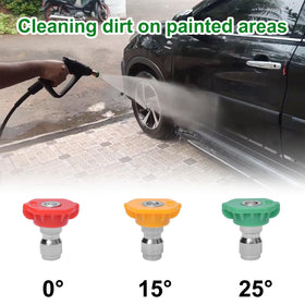 Podoy multi-surface nozzles help wash cars and furniture safely.