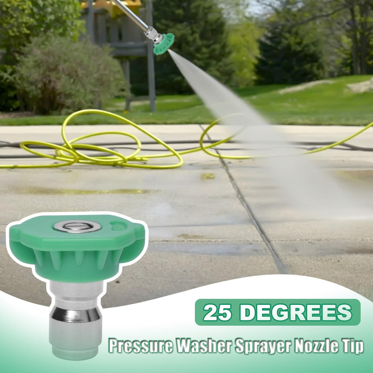 Podoy 3.0 orifice tips compatible with up to 4000 PSI.