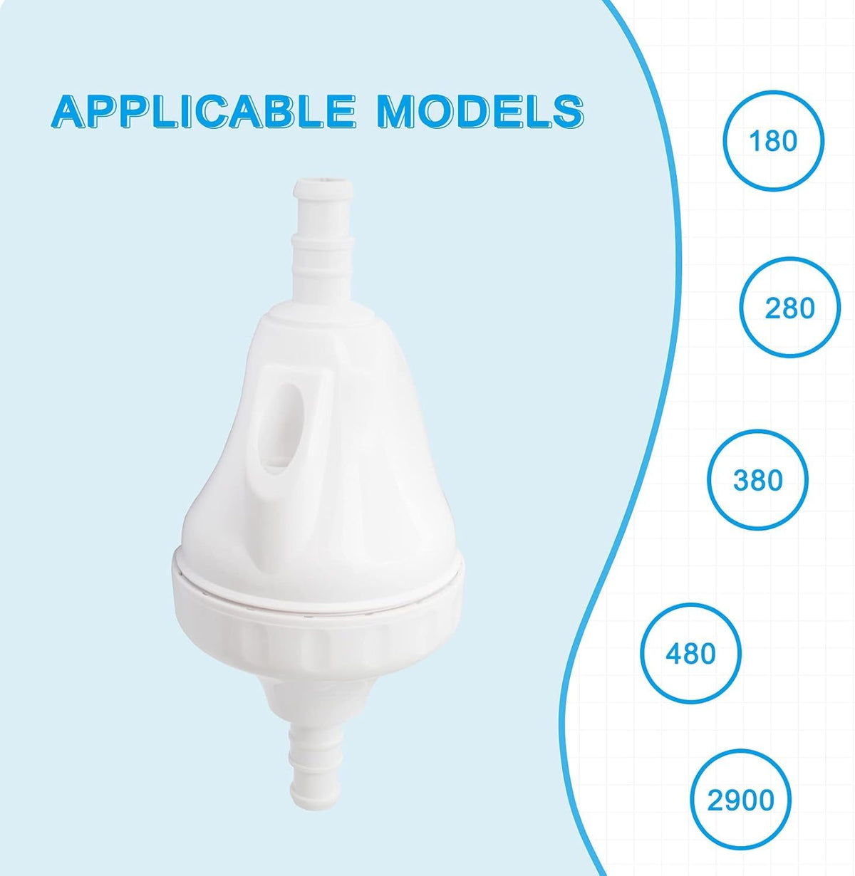 Podoy Polaris-compatible backup valve kit ready replacement for cleaner maintenance.