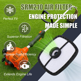 Podoy primer bulb shown for smooth fuel priming during startup.