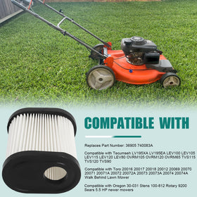 Podoy Sears 5.5 HP compatible filter supports reliable mowing performance.