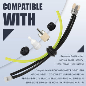 Podoy SRM210 fuel line kit image; complete replacement for steady fuel flow.
