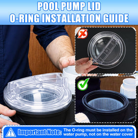 Podoy thread strainer cover with O-ring seals for leak prevention.