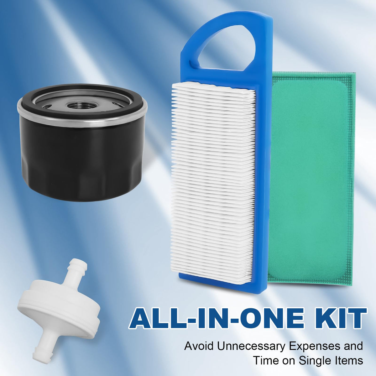 Podoy complete tune-up kit with air, oil, and fuel filters