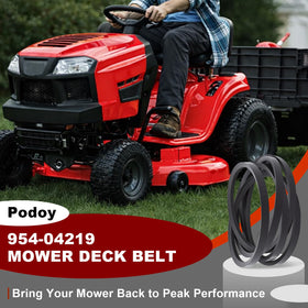 Podoy wear-resistant belt design highlights long-lasting performance in deck drives.