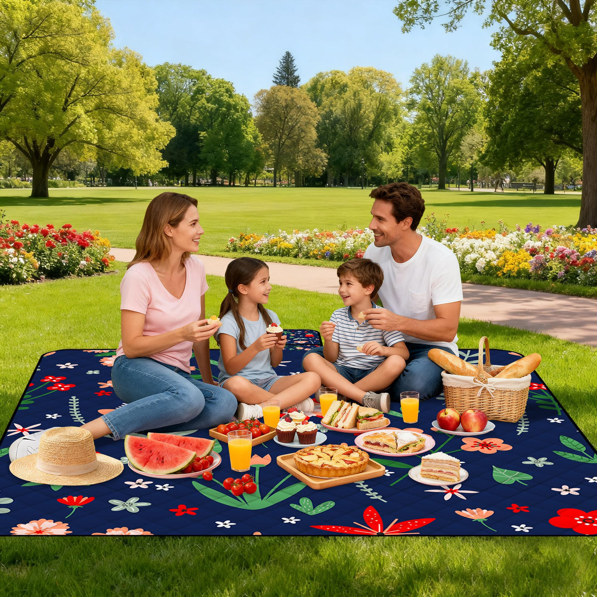 Poedist machine-washable blanket stays fresh after outdoor outings.