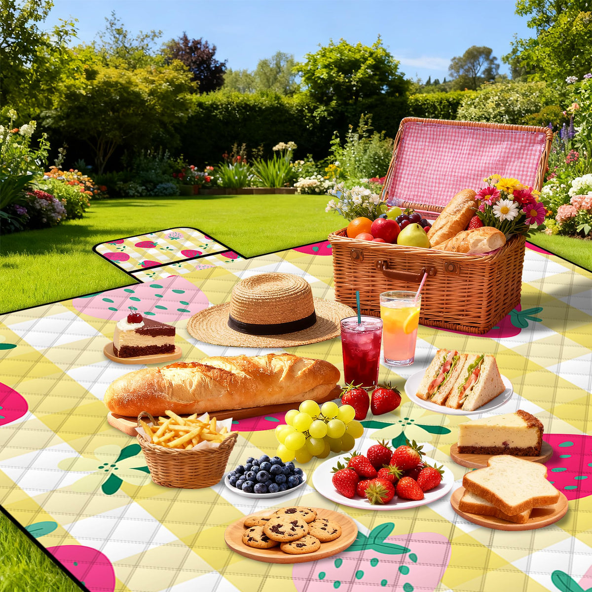 Poedist vibrant pattern design sets a relaxed mood outdoors.
