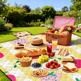 Poedist vibrant pattern design sets a relaxed mood outdoors.