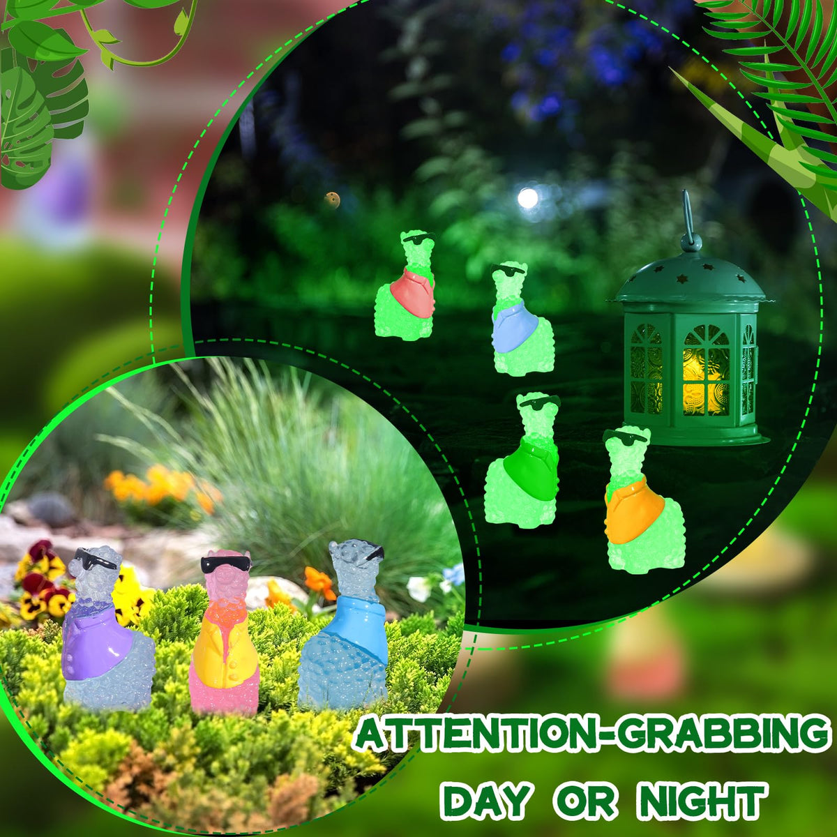 Poen luminous alpaca figurines 50-pack ideal for crafts and gifts