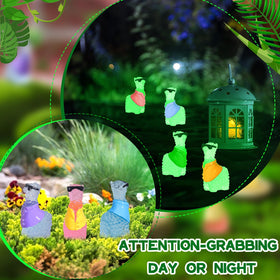 Poen luminous alpaca figurines 50-pack ideal for crafts and gifts