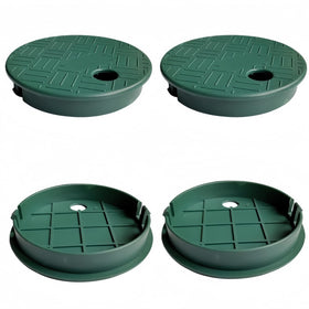 POFUIERKN green round valve box cover set for irrigation, protects components