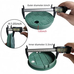 POFUIERKN round valve box cover made of thick plastic resists wind and sun