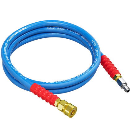 POHIR 10ft hose with 3/8 inch ID for high‑pressure cleaning.