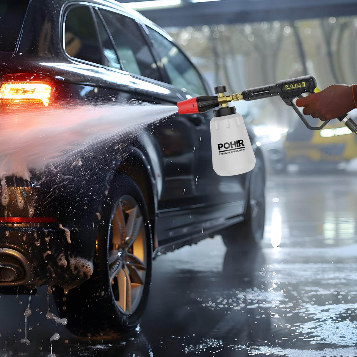 POHIR complete pressure washing kit ready for outdoor cleaning tasks