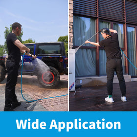POHIR heavy‑duty 10ft hose ideal for demanding cleaning jobs.