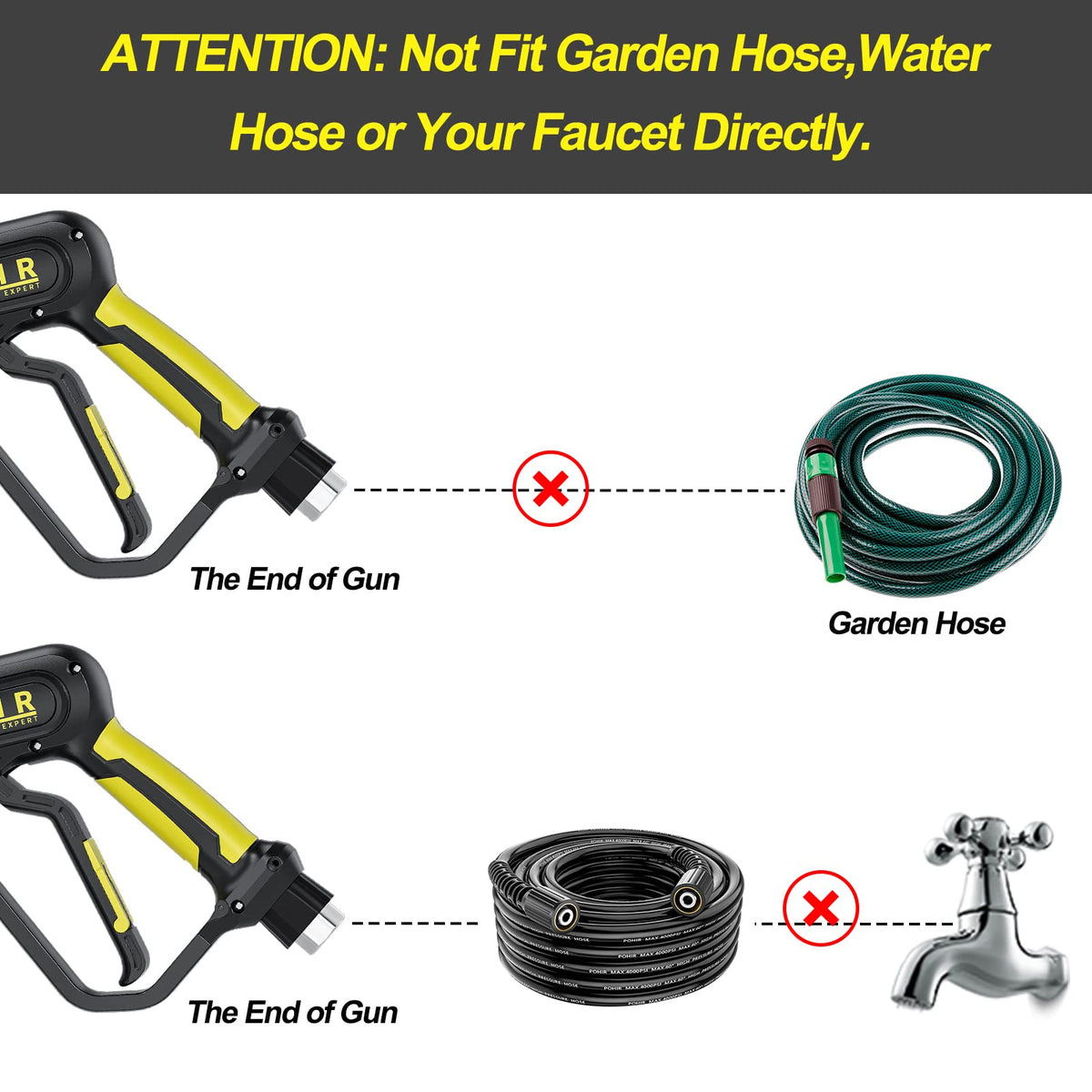 POHIR M22-14mm fitting enabling secure hose connection