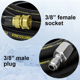 POHIR hose stores neatly on reels for easy storage.