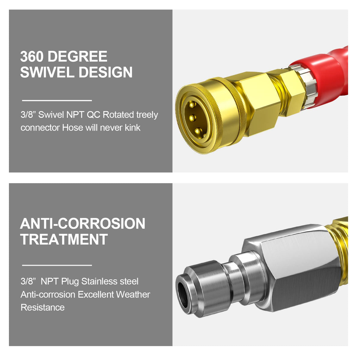 POHIR industrial-grade hose built for durability and long service life