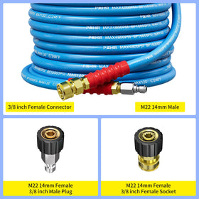 POHIR hose handles up to 248°F for hot or cold water