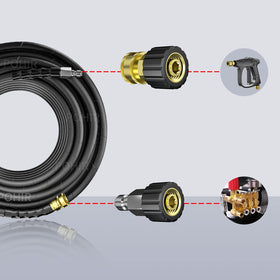 POHIR universal compatibility lets you attach to most hoses and guns