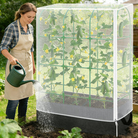 POILKMNI breathable mesh close-up shows air and light passage for healthy growth