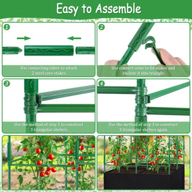 POILKMNI climbing-plants support captures vines for better air circulation
