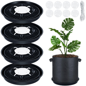 POILKMNI fabric pot base for 5-gallon pots supports versatile setups.