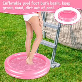 POILKMNI foot bath basin wide diameter offering roomy soaking space