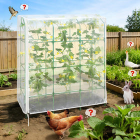 POILKMNI lightweight PE material keeps netting sturdy and easy to handle