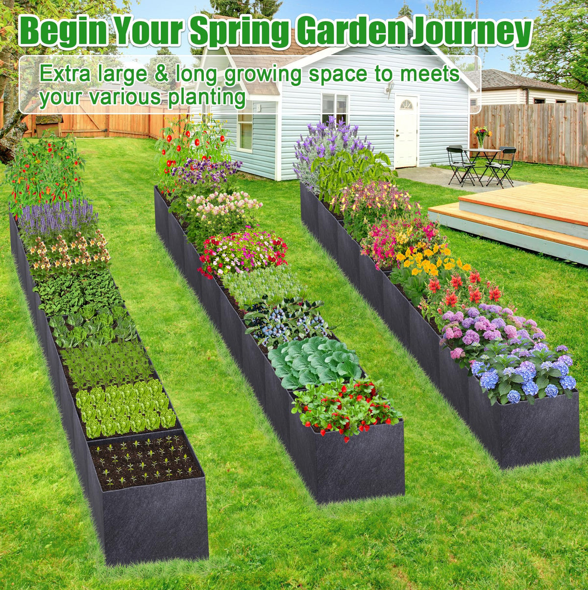 POILKMNI movable design lets you reposition your garden.