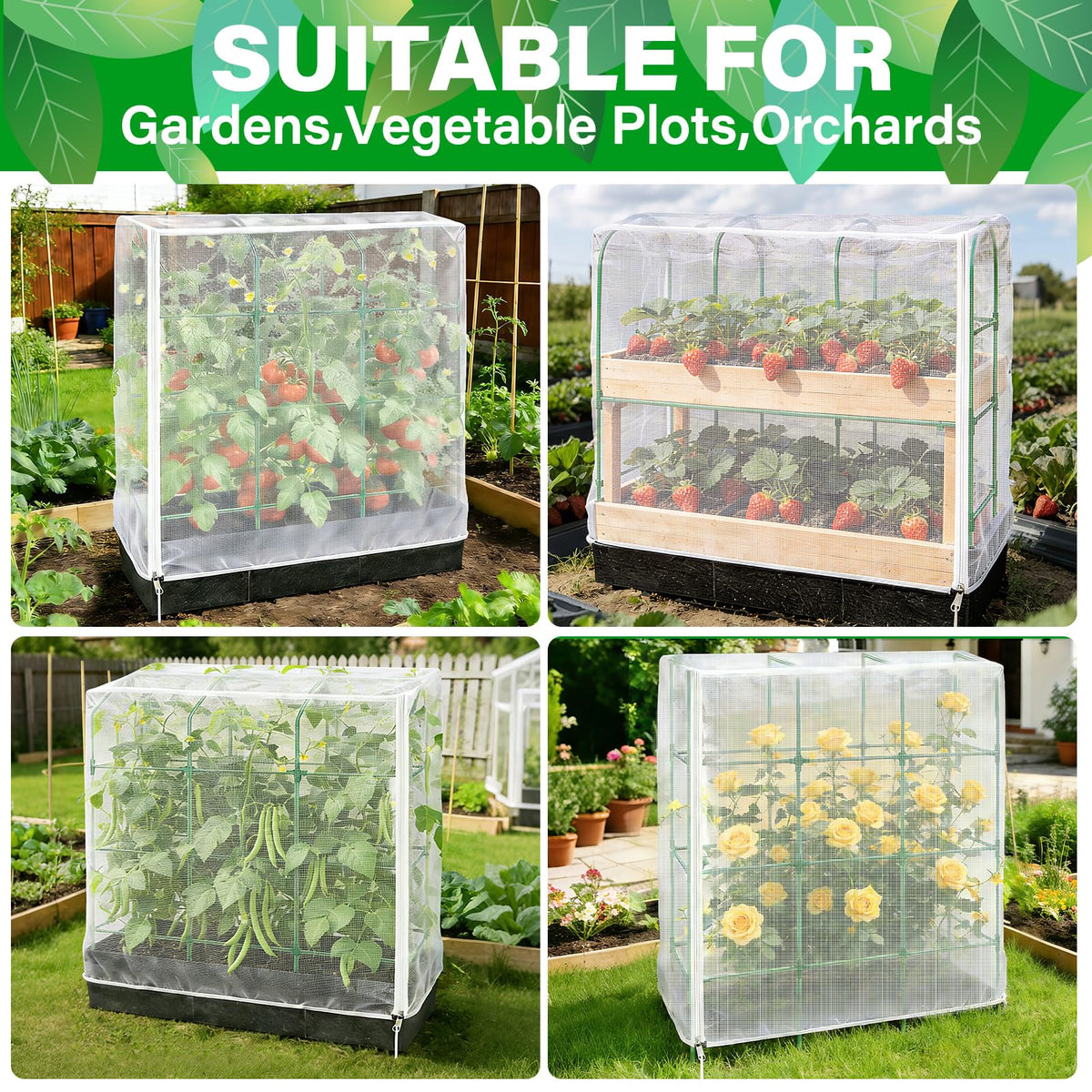 POILKMNI outdoor garden use for cucumber, tomato, and more