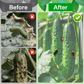 POILKMNI protects plants from birds in outdoor gardens and patios